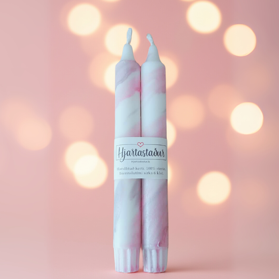 Kerti | Bleika Slaufan 2stk - Lúxus