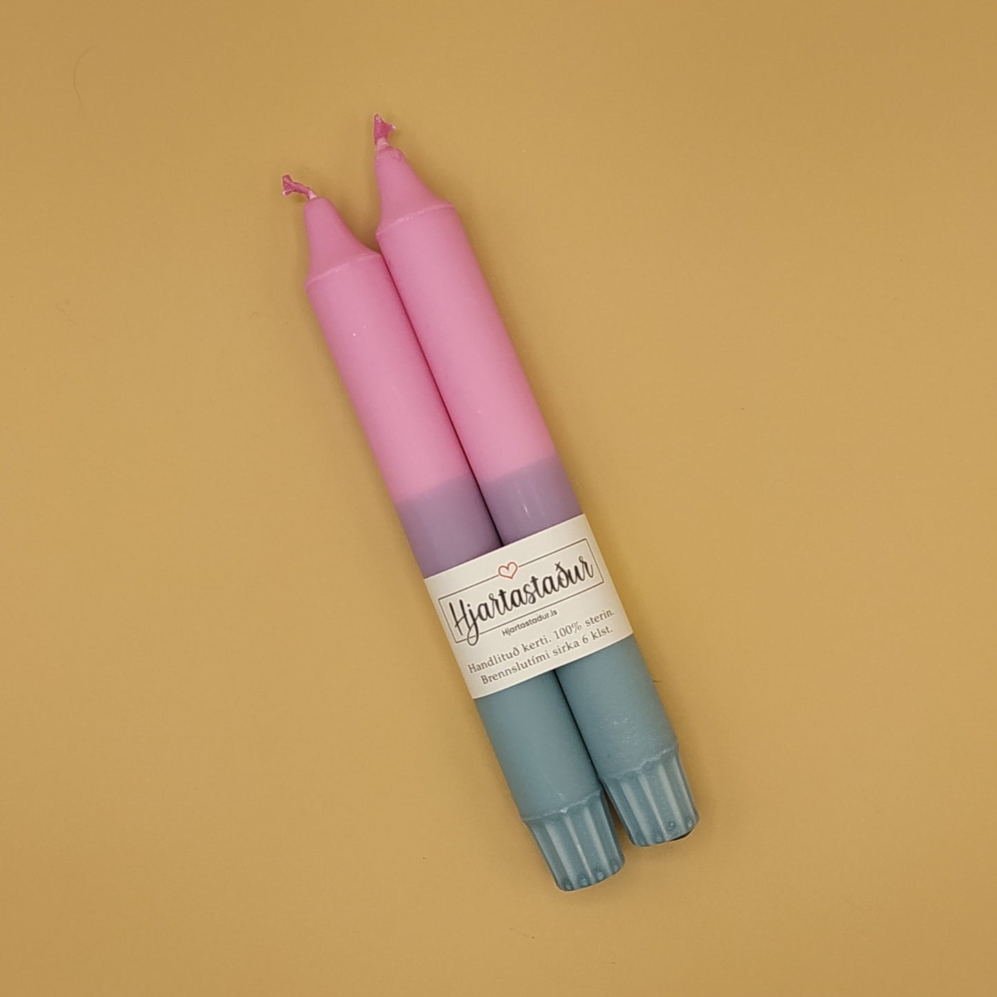 Kerti þrílit| 2 stk Handlituð