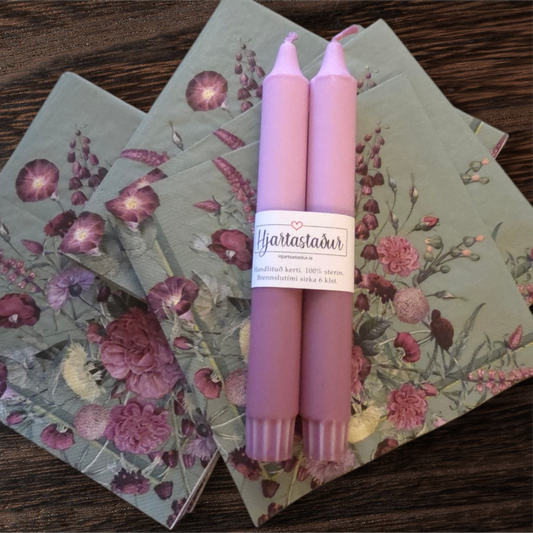 Gjöf | Kerti & Servíettur Sumar